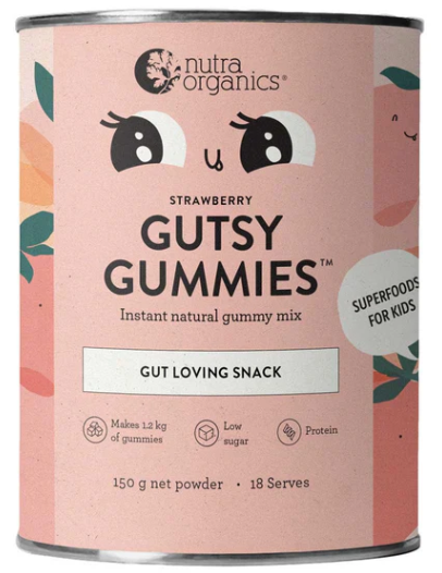 NUTRA ORGANICS Gutsy Gummies - Strawberry 150g